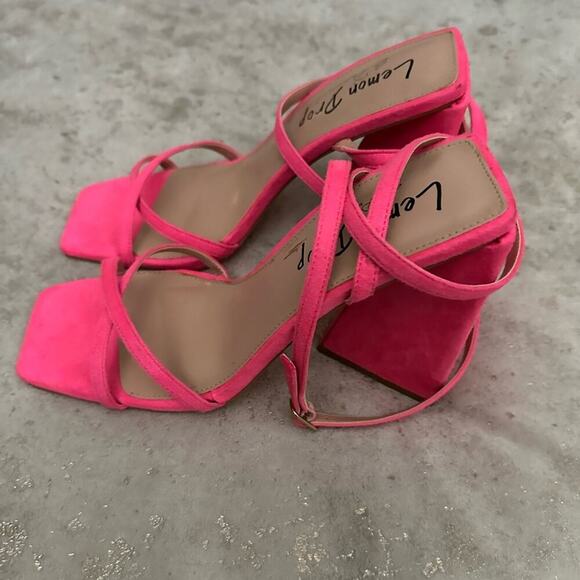 Lemon Drop by Privileged Pink Hadley Platform Heels 7.5 - Picture 3 of 9